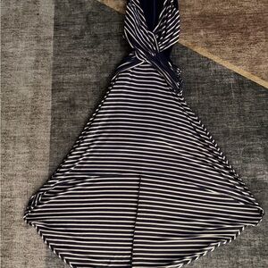 LUSH Striped Cut-Out Midi Dress – Size Small